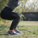 Woman streching exercise